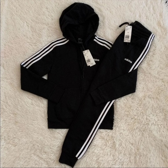 (NWT) Adidas Full-Zip Hoodie (S) Pants (XS) - Picture 5 of 9